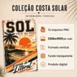 Coleção Costa Solar — 12 Estampas Digitais - Imagem 5