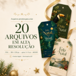 Coleção de Tags ESSÊNCIA DO BRASIL — NATAL — Tags Digitais para Impressão - Imagem 6