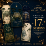 Coleção de Tags Curitiba em Luz — Natal — Tags Digitais para Impressão