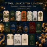 Coleção de Tags Curitiba em Luz — Natal — Tags Digitais para Impressão - Imagem 2