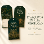 Coleção de Tags Curitiba em Luz — Natal — Tags Digitais para Impressão - Imagem 6