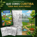 Curitiba para Colorir | Livro Digital em PDF com 30 Ilustrações - Imagem 4