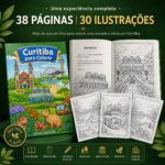 Curitiba para Colorir | Livro Digital em PDF com 30 Ilustrações - Imagem 5