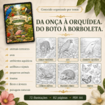 Fauna e Flora Brasileira | Livro de Colorir Digital em PDF - Imagem 6