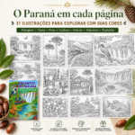 Encantos do Paraná | Livro de Colorir Digital em PDF - Imagem 2