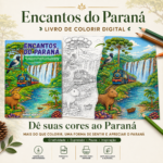 Encantos do Paraná | Livro de Colorir Digital em PDF - Imagem 4