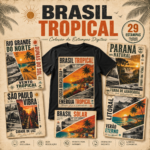 Brasil Tropical — Coleção de 29 Estampas Digitais do Brasil