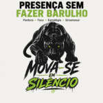 Mova-se em Silêncio — Estampa Digital Pantera para Camiseta - Imagem 2