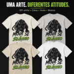 Mova-se em Silêncio — Estampa Digital Pantera para Camiseta - Imagem 4