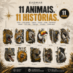 Instinto Brasil — Coleção com 11 Estampas PNG da Fauna Brasileira - Imagem 2