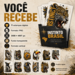Instinto Brasil — Coleção com 11 Estampas PNG da Fauna Brasileira - Imagem 5