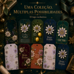 Coleção de Tags Flor do Brasil — Natal | Volume II — Noite & Encanto - Imagem 2