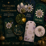 Coleção de Tags Flor do Brasil — Natal | Volume II — Noite & Encanto - Imagem 3