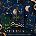 Natal em Bossa — Coleção de Tags Digitais Premium