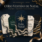 Coleção de Tags RIO EM MOSAICO — NATAL — Tags Digitais Premium