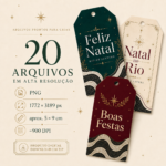 Coleção de Tags RIO EM MOSAICO — NATAL — Tags Digitais Premium - Imagem 6