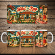 Natal Entre Café e Tradição — Estampa Digital para Caneca