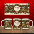 Natal com Raízes e Afeto - Arte Digital para Caneca