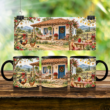 Natal no Alpendre — Estampa Natalina para Caneca
