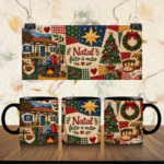 Natal Feito à Mão — Estampa Digital para Caneca