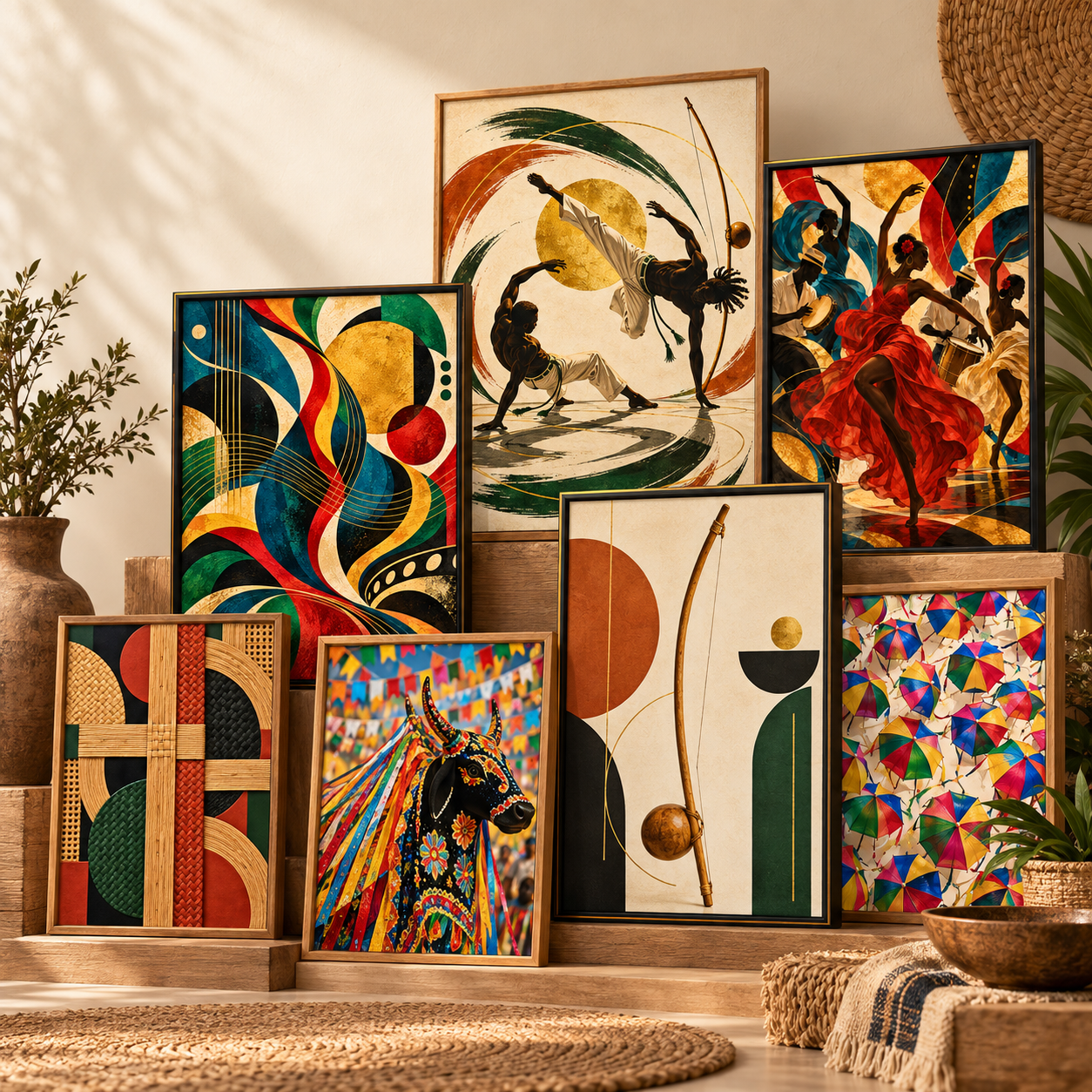 Alma e Cultura Brasileira 1 Alma e Cultura Brasileira - 10 Artes Artes Digitais para Quadros - Imagem 1