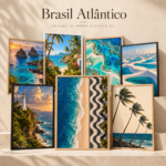 Coleção Brasil Atlântico — 10 Artes Digitais para Quadros