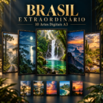 Brasil Extraordinário - 10 Artes Digitais para Quadro