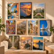 Brasil Monumental — 10 Artes Digitais para Quadros