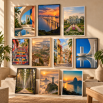 Brasil Monumental — 10 Artes Digitais para Quadros