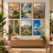 Brasil Monumental — 10 Artes Digitais para Quadros - Imagem 3
