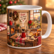 Natal com Cheiro de Café — Estampa Digital para Caneca - Imagem 2
