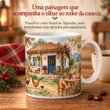 Natal no Alpendre — Estampa Natalina para Caneca - Imagem 5