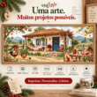 Natal no Alpendre — Estampa Natalina para Caneca - Imagem 6