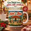 Natal Entre Café e Tradição — Estampa Digital para Caneca - Imagem 3