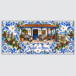 Azulejo Natalino da Fazenda — Arte Digital para Caneca - Imagem 5