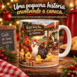 Galinheiro em Festa — Estampa Digital para Caneca - Imagem 2
