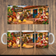 Galinheiro em Festa — Estampa Digital para Caneca - Imagem 3