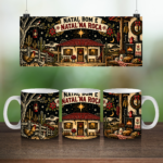Natal na Roça — Estampa Digital para Caneca